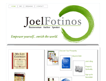 Tablet Screenshot of joelfotinos.com